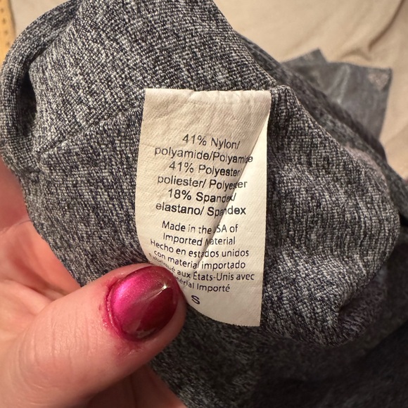 Beyond Yoga Heathered Gray Shine Leggings, small - Picture 6 of 7